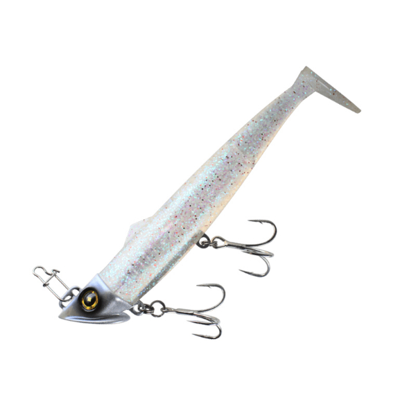 ジャックアイ フリフリシャッド 30g(#04 ケイムラクリアオーロラ)